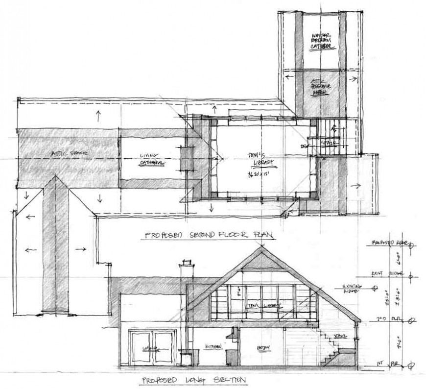 elevation plans for a gf architecture project